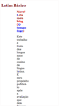 Mobile Screenshot of latim-basico.pro.br